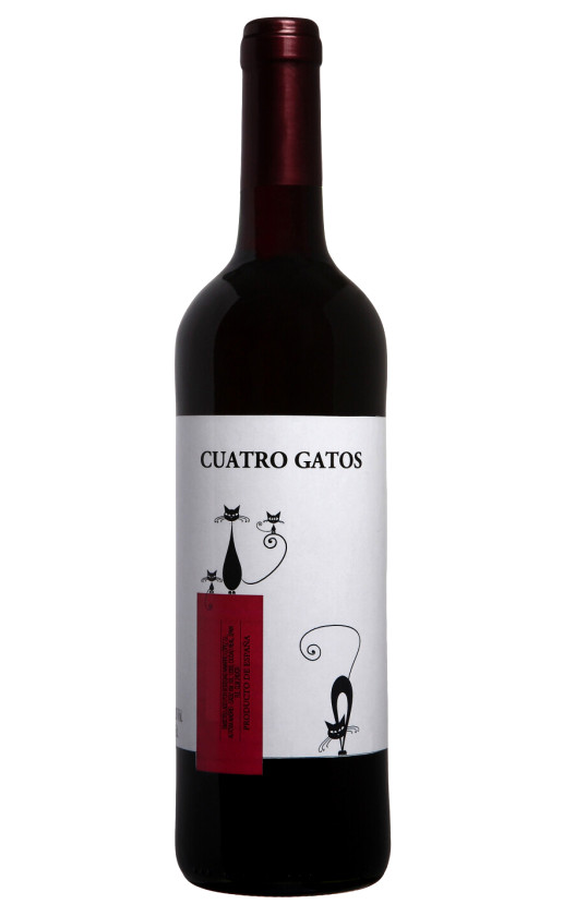 Wine Navarro Lopez Cuatro Gatos Tinto Seco