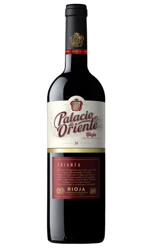 Вино Navarro Lopez Palacio de Oriente Crianza Rioja