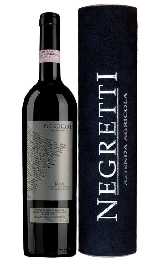 Wine Negretti Barolo 2014 In Tube