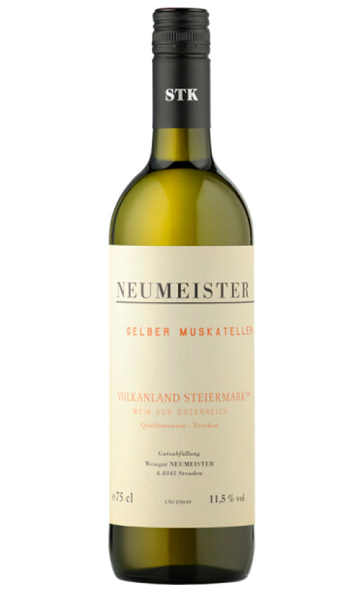 Neumeister Gelber Muskateller Vulkanland Steiermark 2019