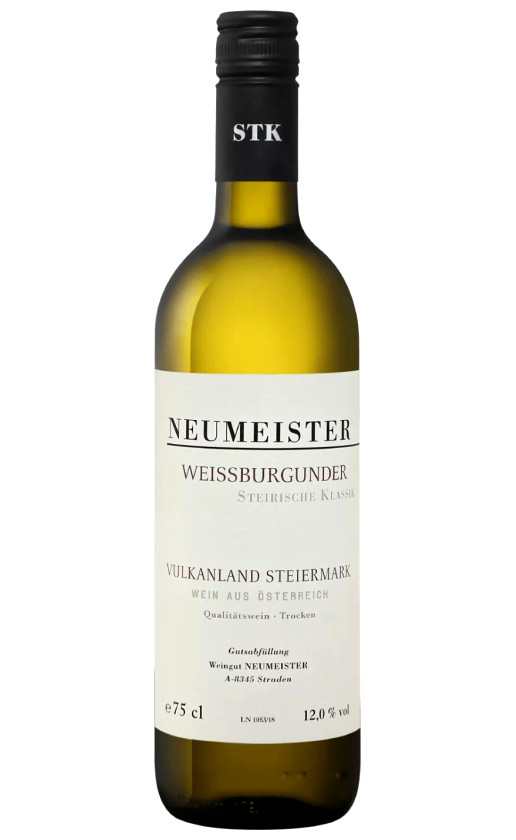 Wine Neumeister Weissburgunder Vulkanland Steiermark 2019