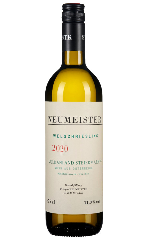 Neumeister Welschriesling Vulkanland Steiermark 2020