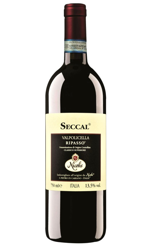 Вино Nicolis Seccal Ripasso Valpolicella Classico Superiore 2015