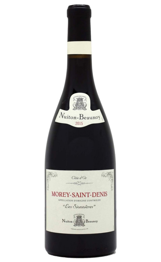 Вино Nuiton-Beaunoy Morey-Saint-Denis Les Sionnieres 2015