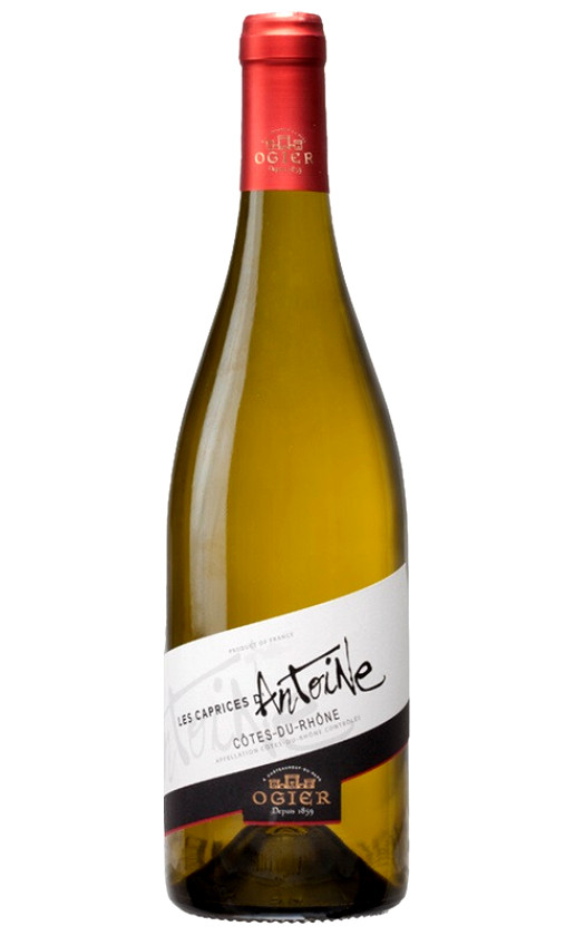 Wine Ogier Les Caprices Dantoine Blanc Cotes Du Rhone