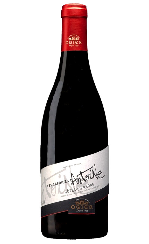 Wine Ogier Les Caprices Dantoine Rouge Cotes Du Rhone