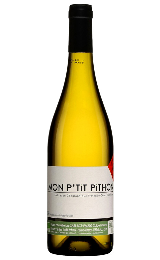 Wine Olivier Pithon Mon Ptit Pithon Blanc Cotes Catalanes 2018