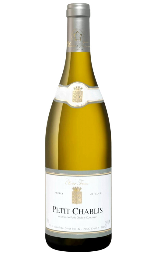 Вино Olivier Tricon Petit Chablis 2020