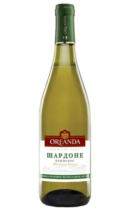 Wine Oreanda Chardonnay Crimean