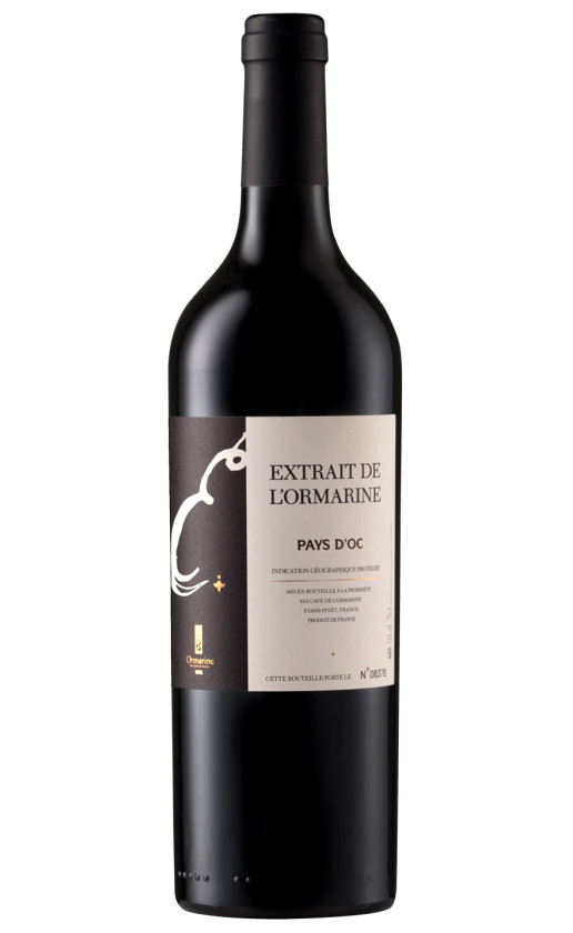 Wine Ormarine Extrait De Lormarine Pays Doc 2015