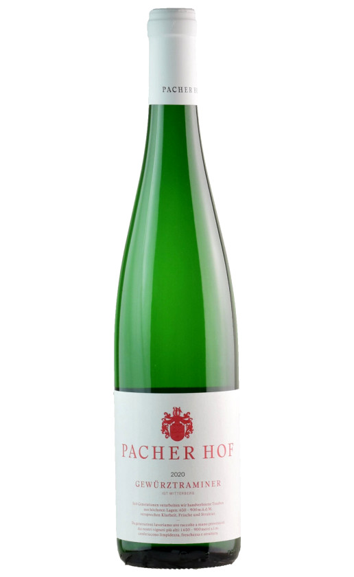 Wine Pacher Hof Gewurztraminer Mitterberg 2020