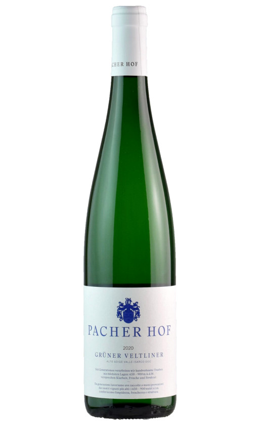Wine Pacher Hof Gruner Veltliner Alto Adige Valle Isarco 2020