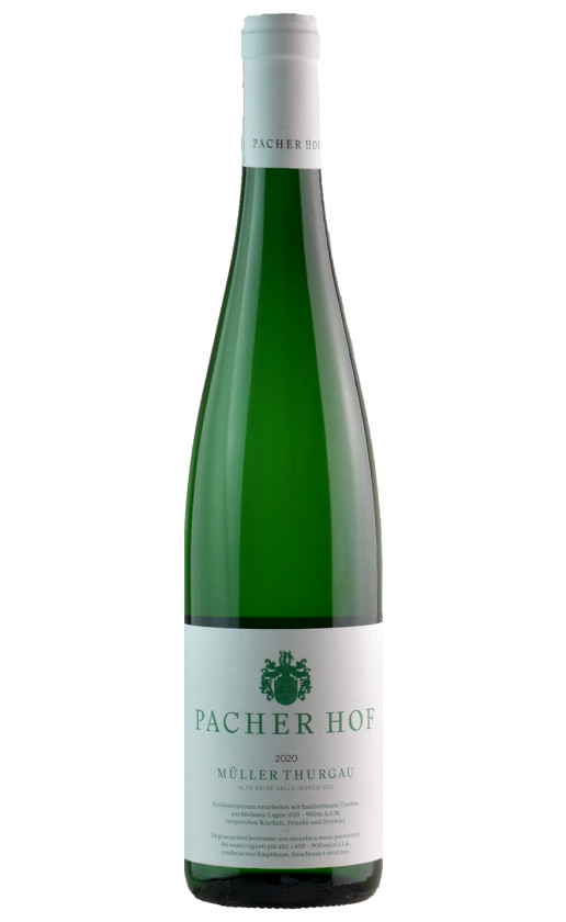 Wine Pacher Hof Muller Thurgau Alto Adige Valle Isarco 2020