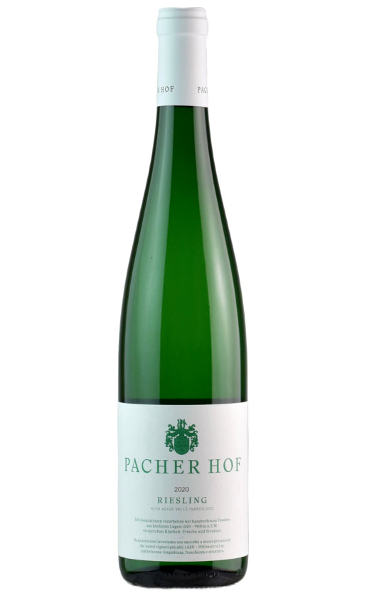 Wine Pacher Hof Riesling Alto Adige Valle Isarco 2020