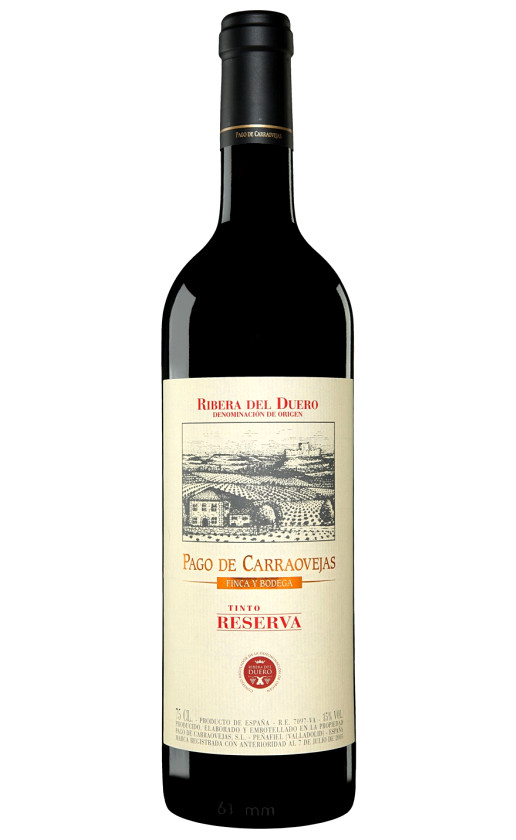 Вино Pago de Carraovejas Reserva Ribera del Duero 2014