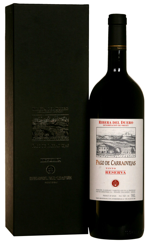 Вино Pago de Carraovejas Reserva Ribera del Duero 2014 gift box