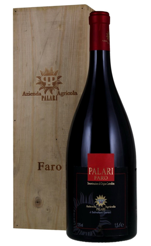 Вино Palari Palari Faro 2014 wooden box