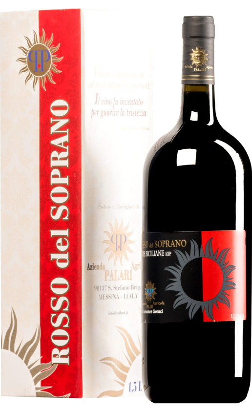 Palari Rosso del Soprano Sicilia 2015 gift box