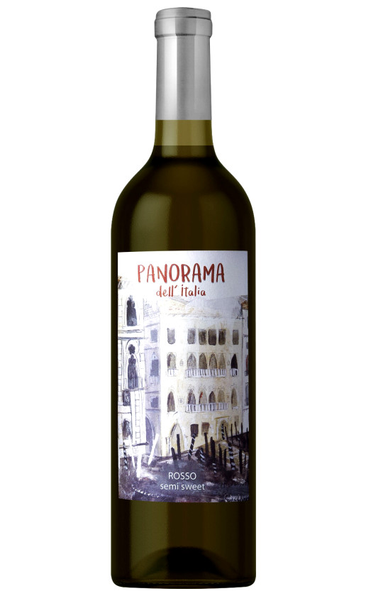 Wine Panorama Dellitalia Rosso Semi Sweet