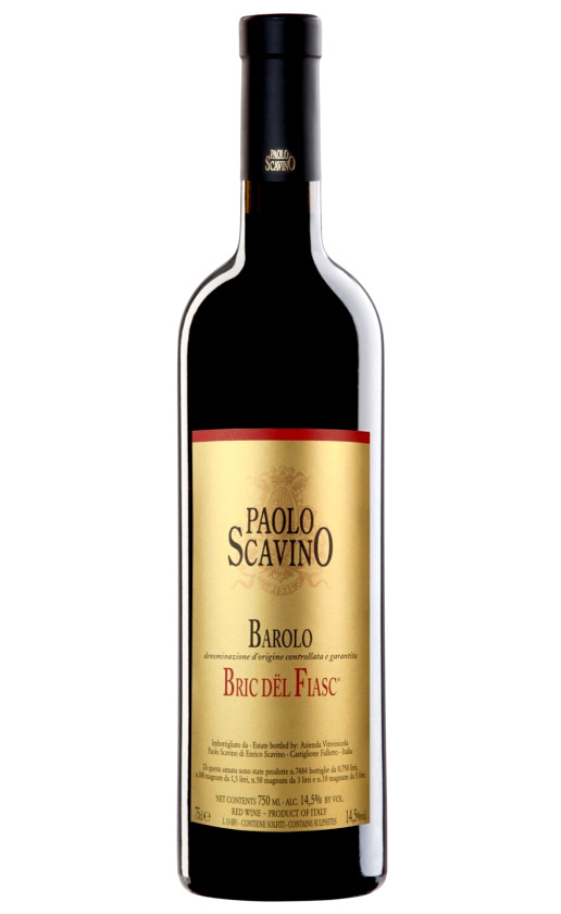 Wine Paolo Scavino Bric Del Fiasc Barolo 2007