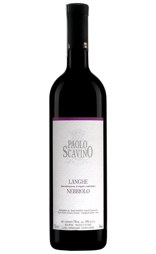 Вино Paolo Scavino Langhe Nebbiolo 2014