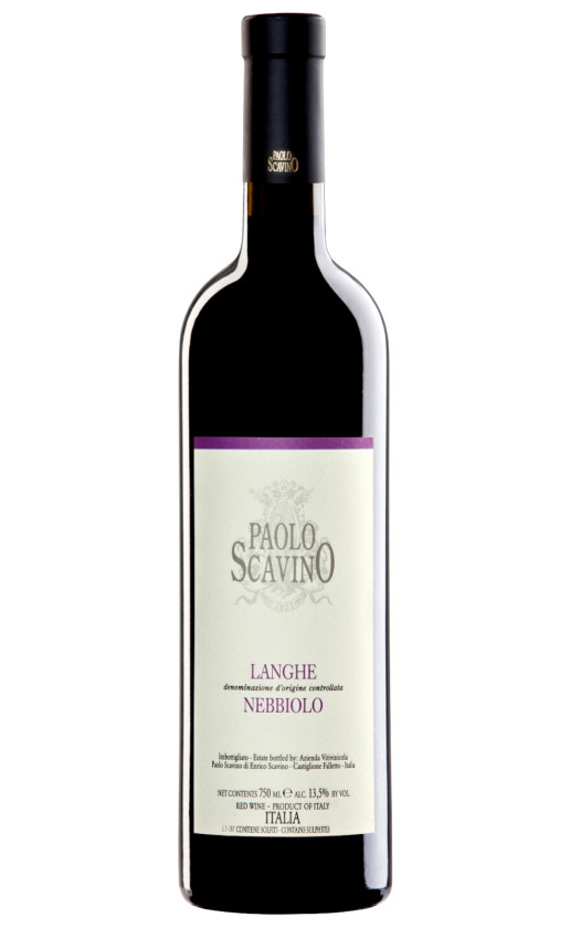 Вино Paolo Scavino Nebbiolo Langhe 2014