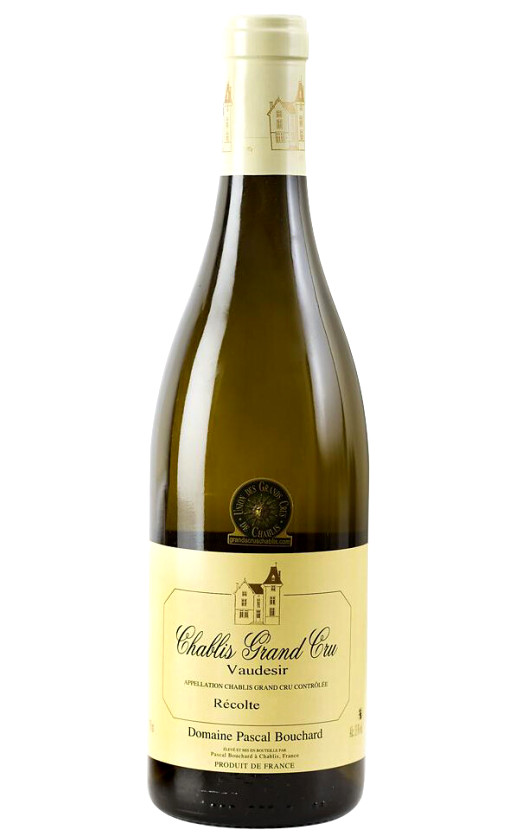 Wine Pascal Bouchard Chablis Grand Cru Vaudesir 2013