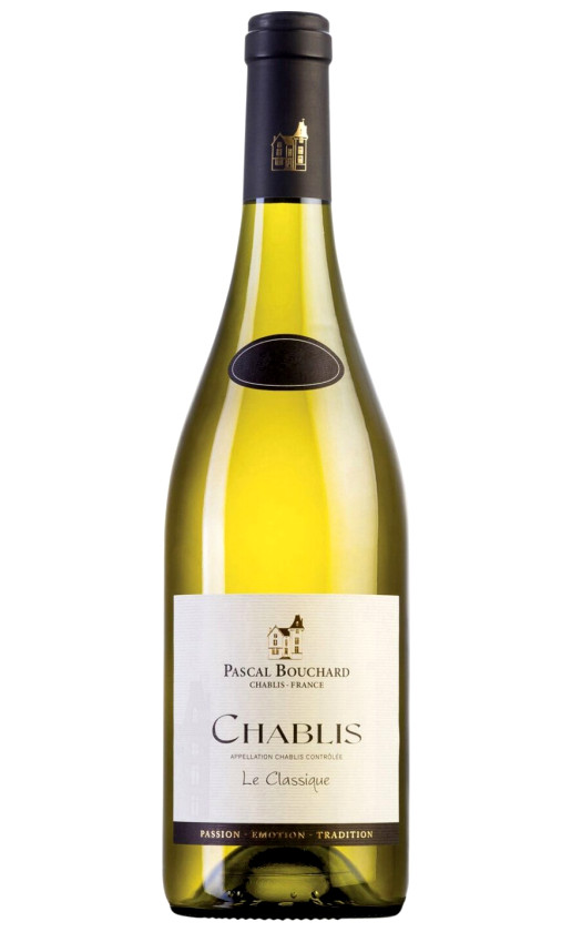 Вино Pascal Bouchard Le Classique Chablis 2018
