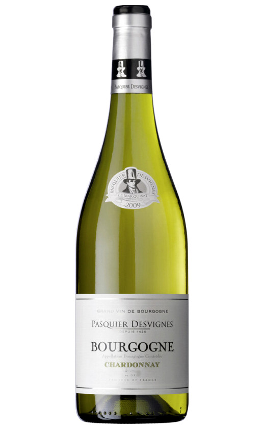 Wine Pasquier Desvignes Bourgogne Chardonnay 2009