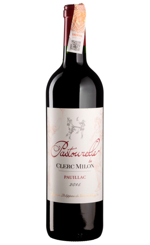 Вино Pastourelle de Clerc Milon Pauillac 2015