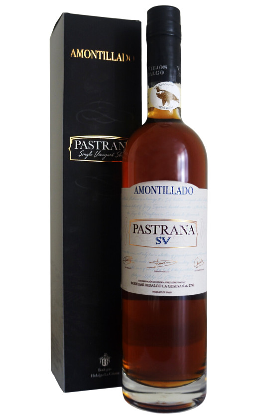 Вино Pastrana SV Amontillado gift box