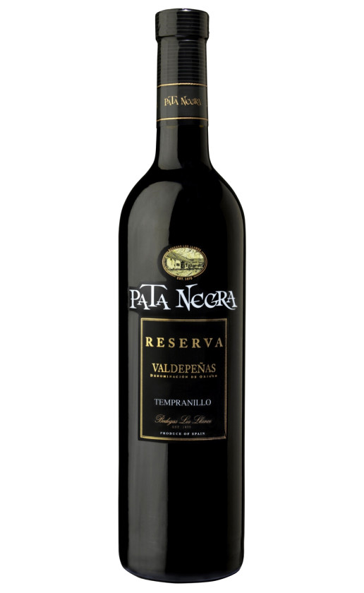 Wine Pata Negra Reserva Valdepenas 2014