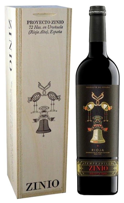 Patrocinio Zinio Seleccion de Suelos Rioja a gift box