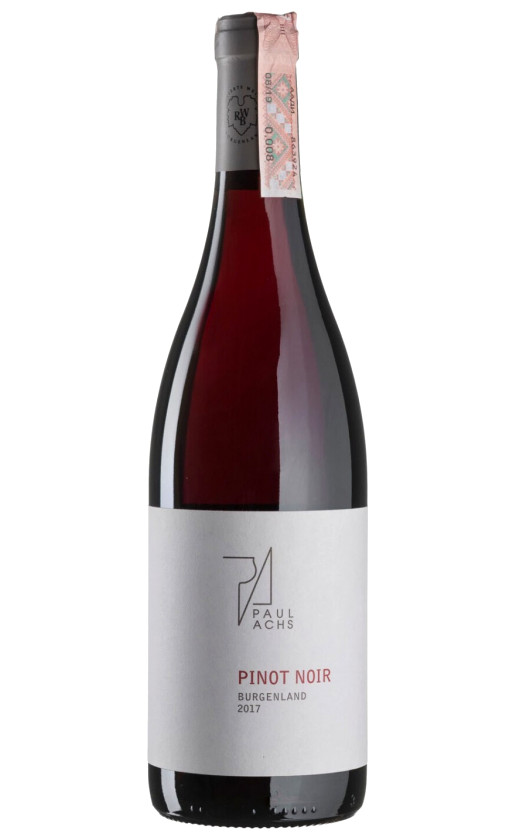Wine Paul Achs Pinot Noir Qualitatswein Burgenland 2017