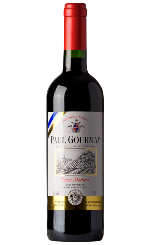 Wine Paul Gourmay Rouge Moelleux