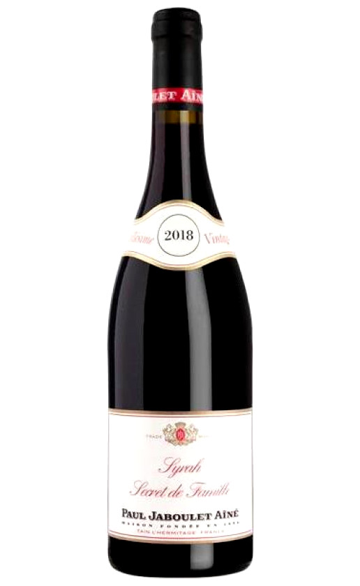 Wine Paul Jaboulet Aine Syrah Secret De Famille Cotes Du Rhone 2018