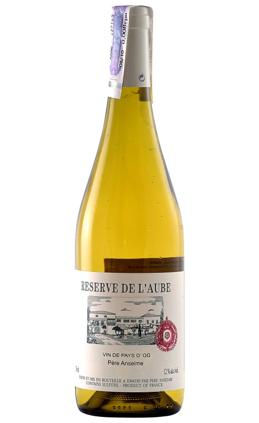 Wine Pere Anselme Reserve De Laube Blanc Vdp