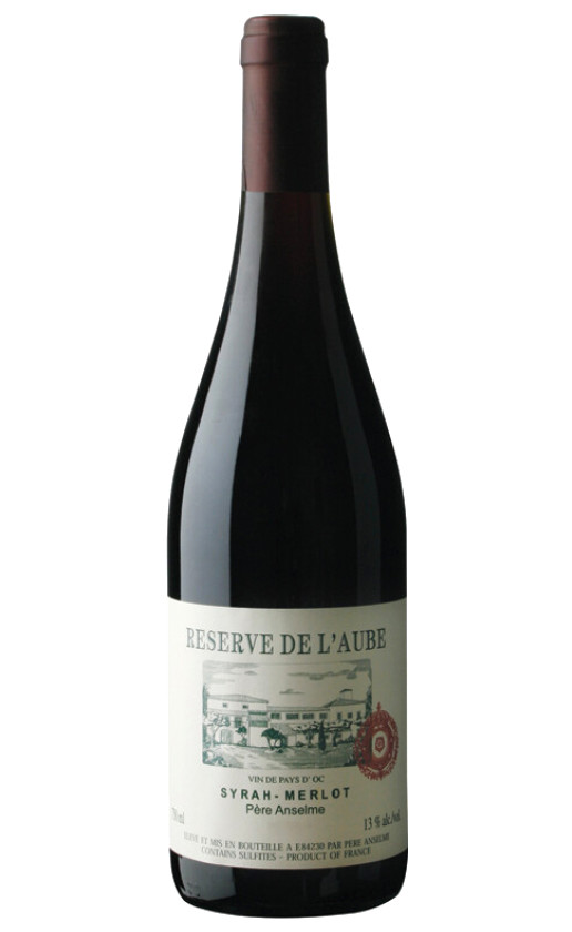 Wine Pere Anselme Reserve De Laube Syrah Merlot Vdp
