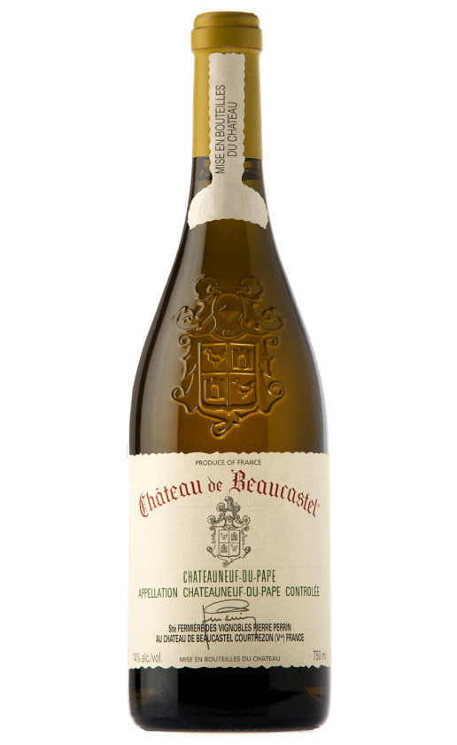 Wine Perrin Et Fils Chateau De Beaucastel Blanc Chateauneuf Du Pape 2008