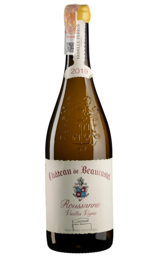 Вино Perrin et Fils Chateau de Beaucastel Roussanne Vieilles Vignes Chateauneuf du Pape 2019