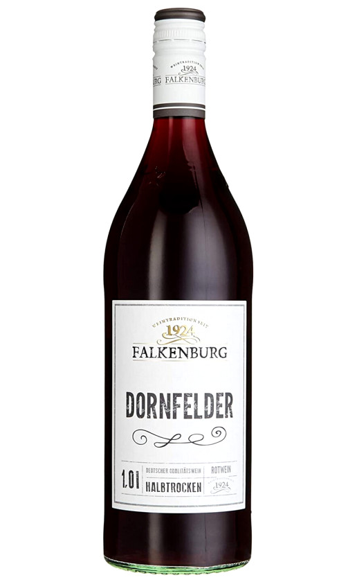 Wine Peter Mertes Falkenburg Dornfelder Halbtrocken Pfalz Qba on