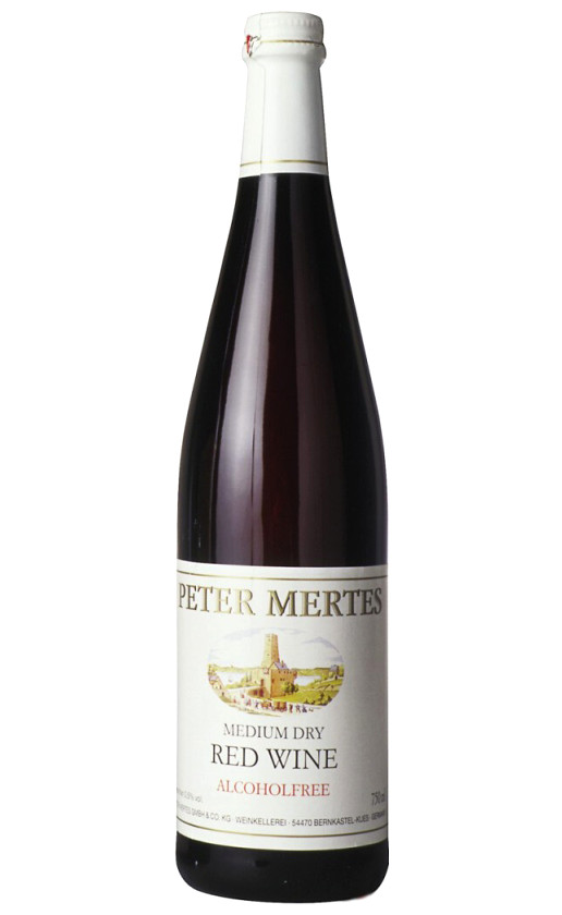 Wine Peter Mertes Medium Dry Red Alcoholfree