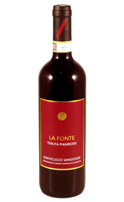 Wine Pianirossi La Fonte Montecucco 2015