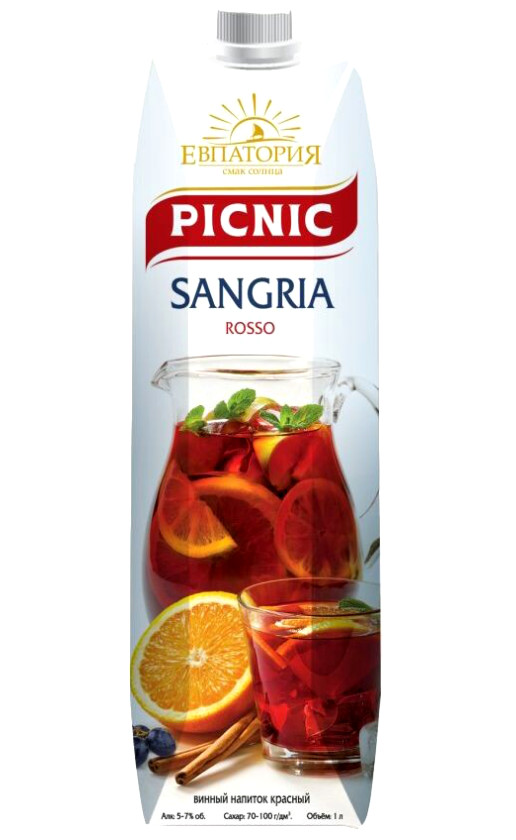 Вино Picnic Sangria Rosso Tetra Pak