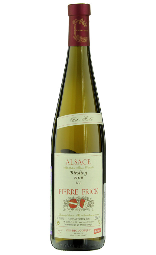 Wine Pierre Frick Riesling Rot Murle Alsace 2016