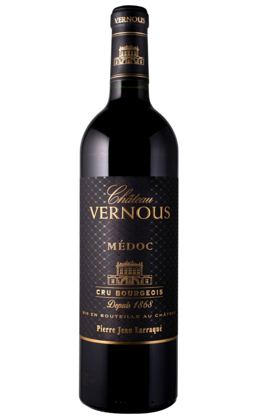 Вино Pierre Jean Larraque Chateau Vernous Medoc Cru Bourgeois 2018