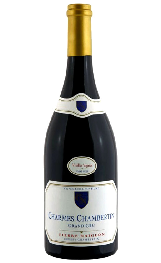 Вино Pierre Naigeon Charmes-Chambertin Grand Cru Viellies Vignes 2010