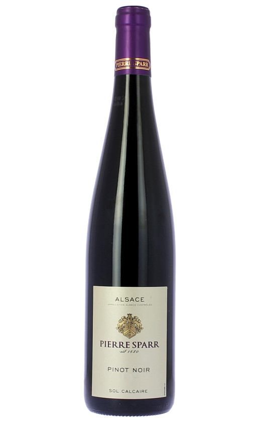 Wine Pierre Sparr Pinot Noir Sol Calcaire Alsace 2018