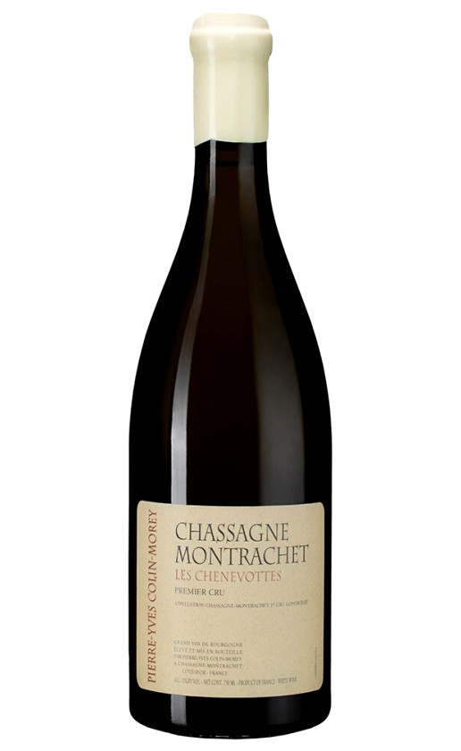 Вино Pierre-Yves Colin-Morey Chassagne-Montrachet 1-er Cru Les Chenevottes 2018