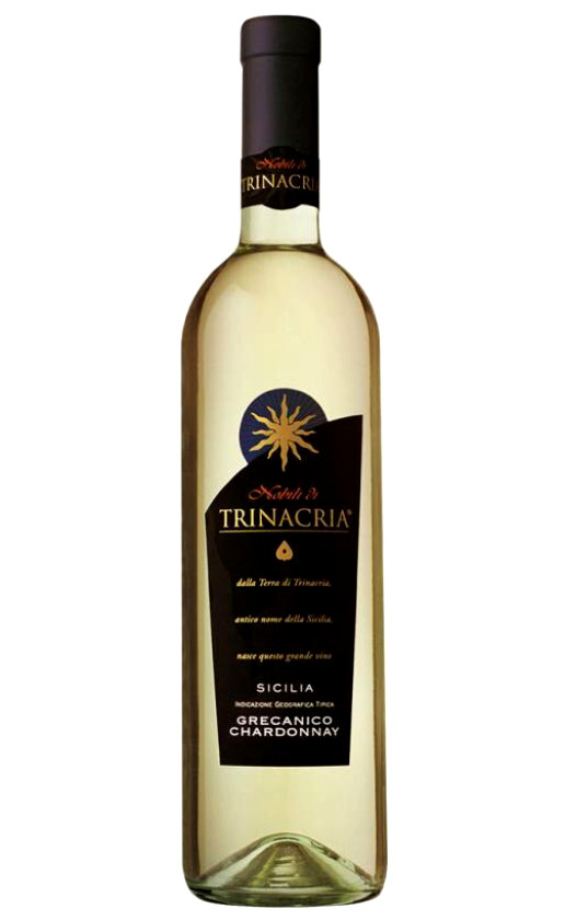 Wine Pirovano Nobili Di Trinacria Grecanico Chardonnay 2012
